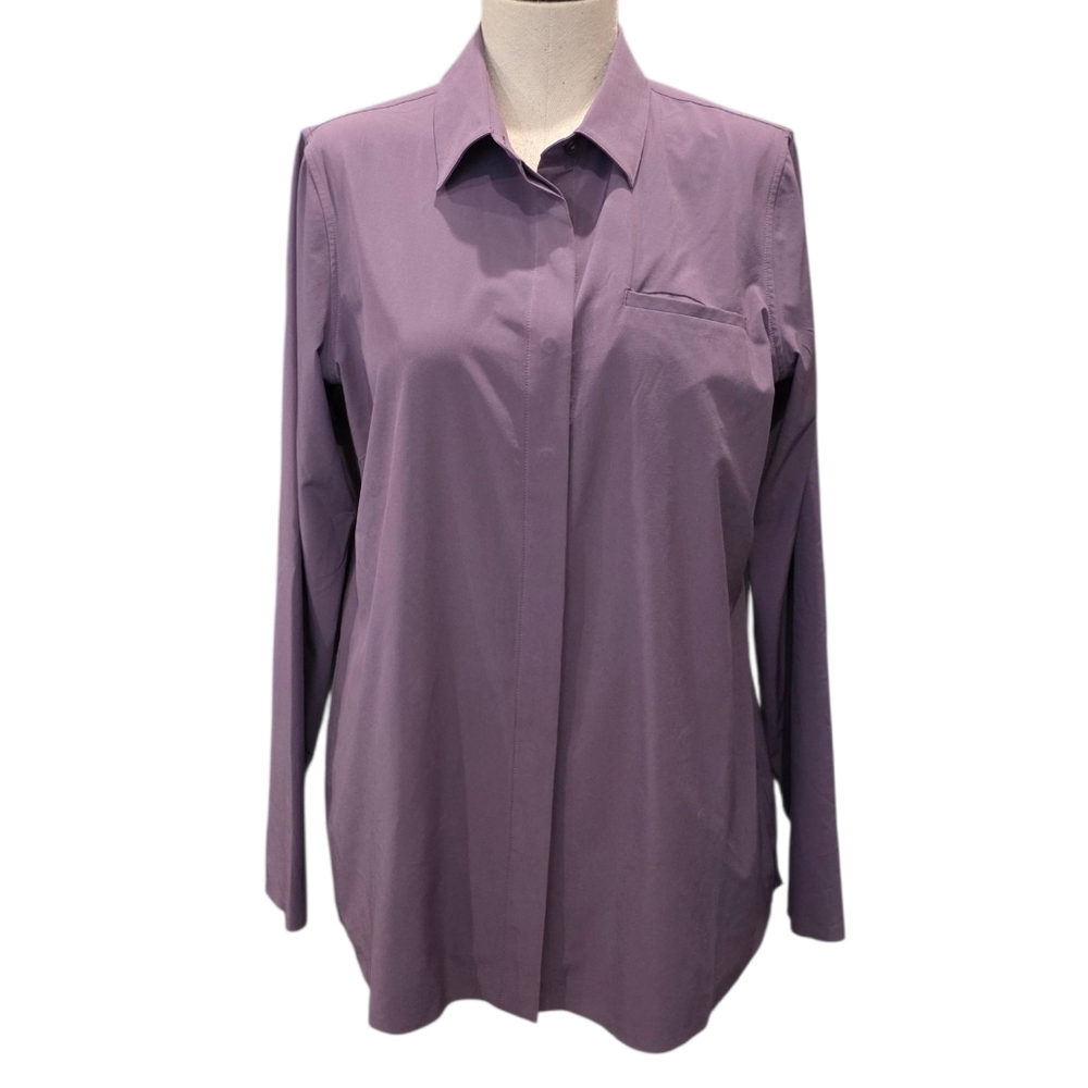 Athleta Lavender Button Down Shirt - image 1